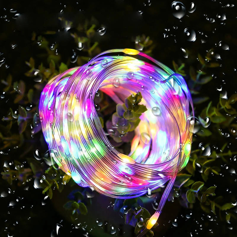 Addressable LED fairy lights colour gradient