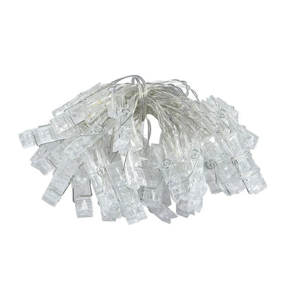 RGB photo clip lights party decoration