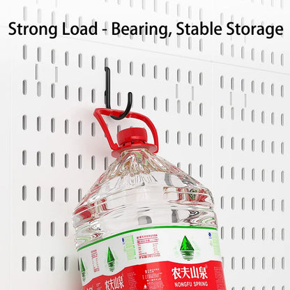 Wall pegboard with hooks, baskets and accessories, view 4