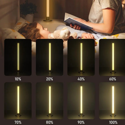 Gaming light bars lighting a PC setup in a dark room