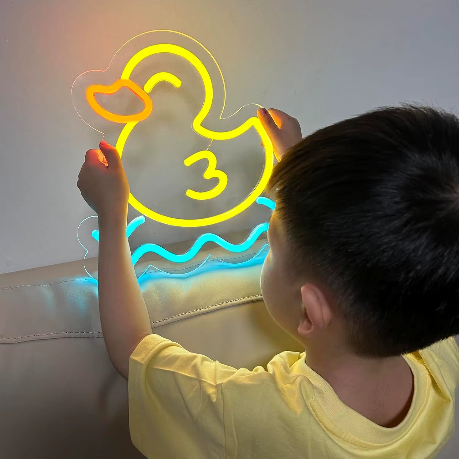 Duck LED neon sign for party wall decor