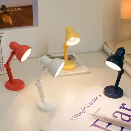 Mini clip book light LED foldable reading lamp