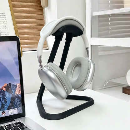 Anti slip base of the headphone stand shown from below