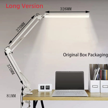 Clamp desk lamp with swing arm and 10W LED, view 8