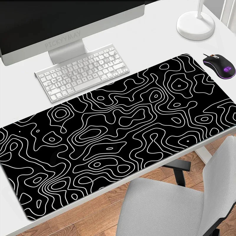 Desk mat with a two tone gradient print, view 16