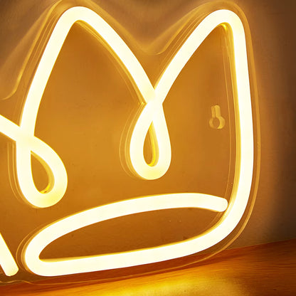 Crown LED neon light Valentine's Day gift