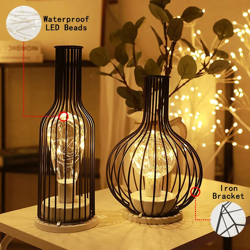 Retro lantern style night light