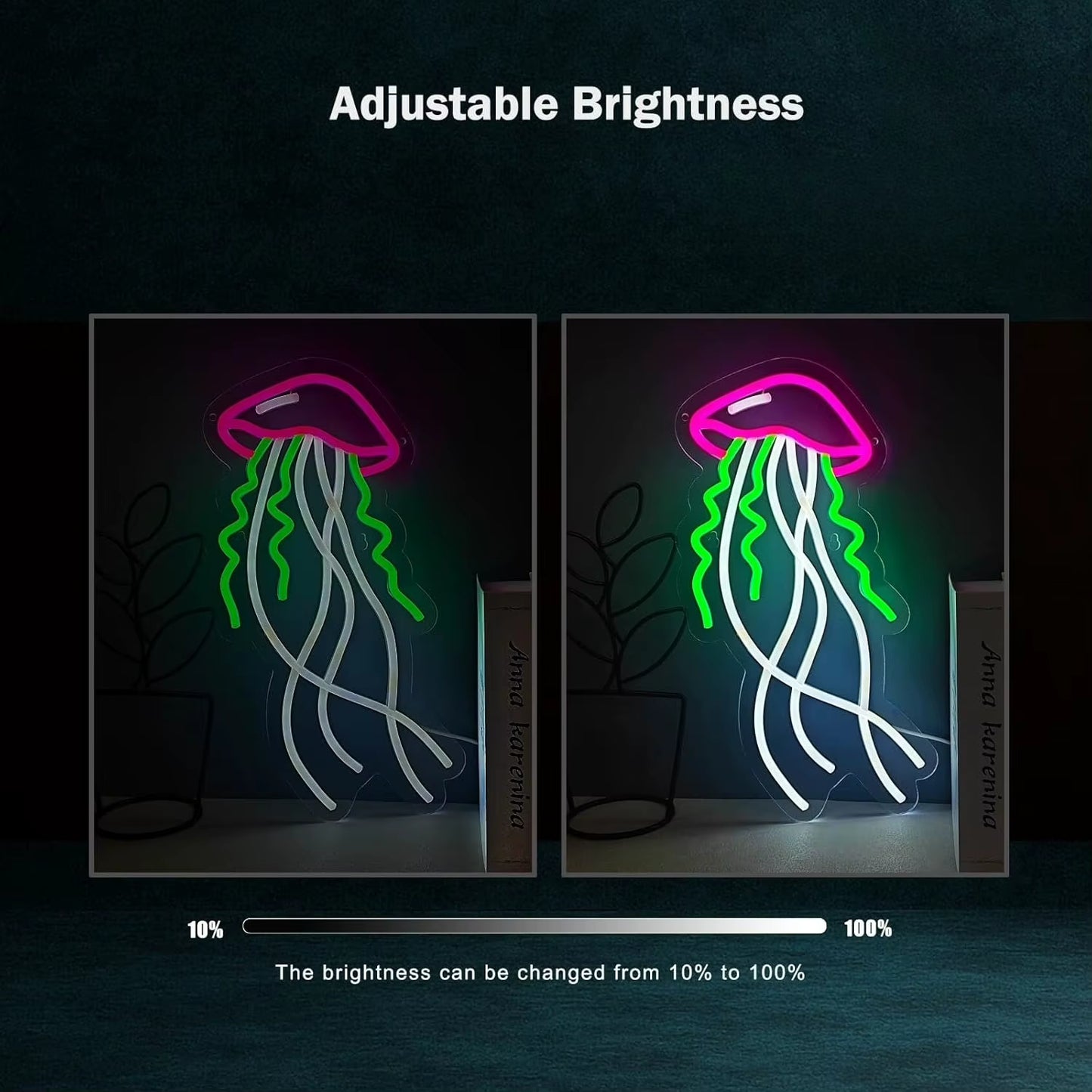 Ocean neon sign birthday gift marine lovers