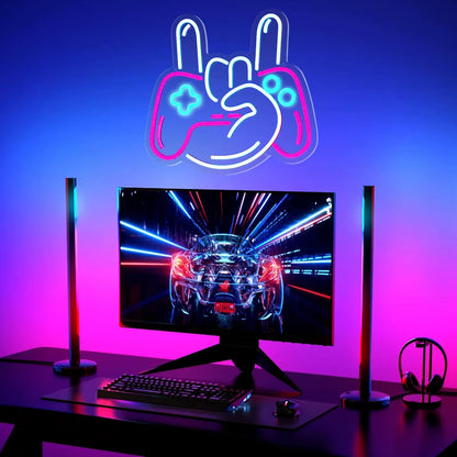 Gaming neon sign Christmas birthday gift for gamers