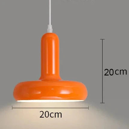 Bedside Pendant Light, 3-Color Dimmable Mushroom Lamp