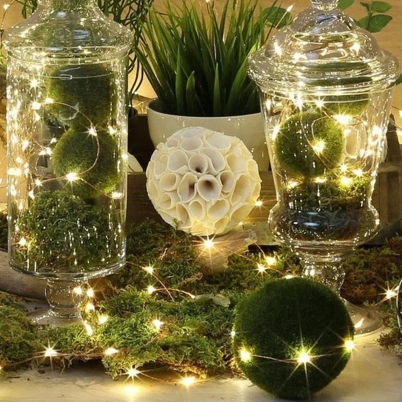 Multicolour LED fairy lights bedroom decor