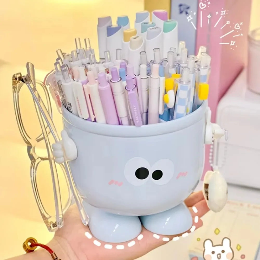 Pen holder with a hook on the side, view 4