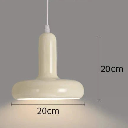 Bedside Pendant Light, 3-Color Dimmable Mushroom Lamp