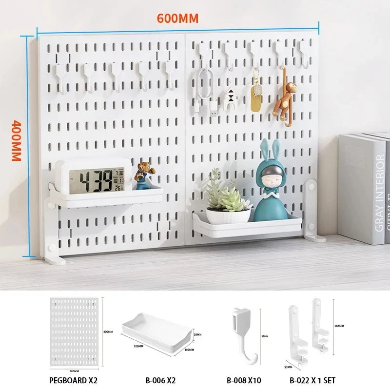 Desktop Pegboard | Modular Desk Organiser Sets and Accessories
