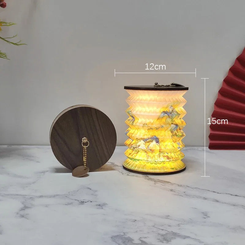 Close up of the lantern shade texture