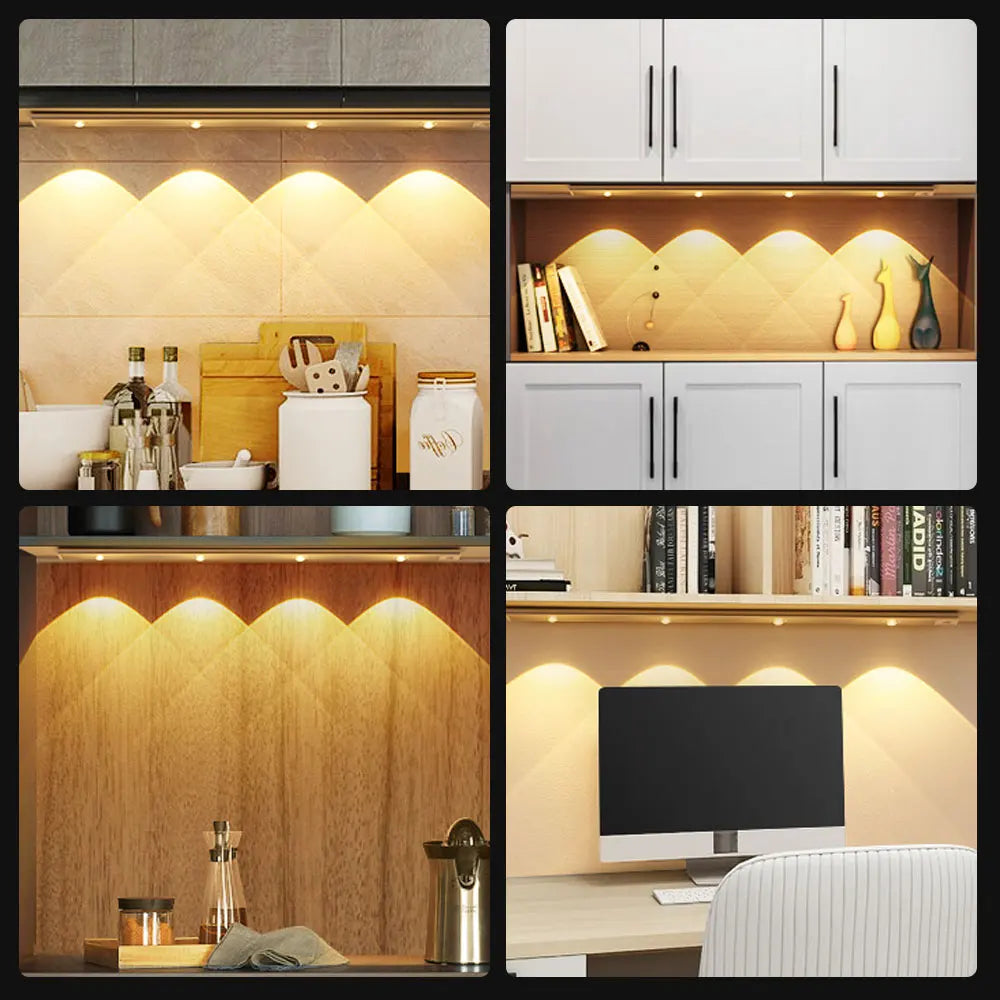 Auto shutoff LED motion sensor light strip