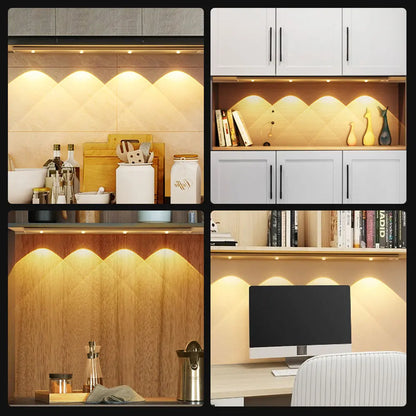 Auto shutoff LED motion sensor light strip