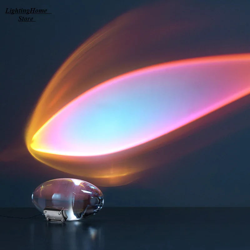 Eye of the Sky crystal table lamp LED night projector