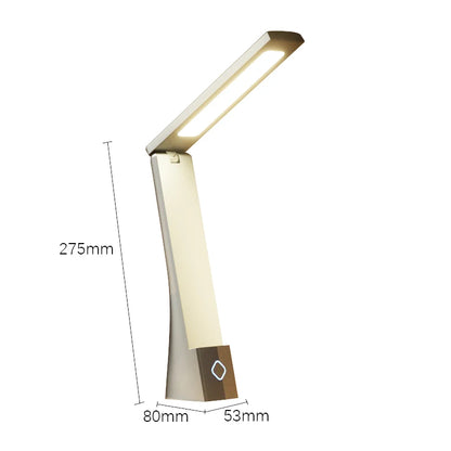 Hinged arm of the foldable desk lamp part open