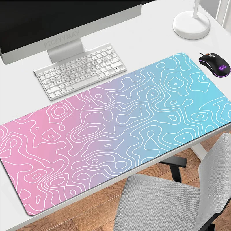 Desk mat with a two tone gradient print, view 14