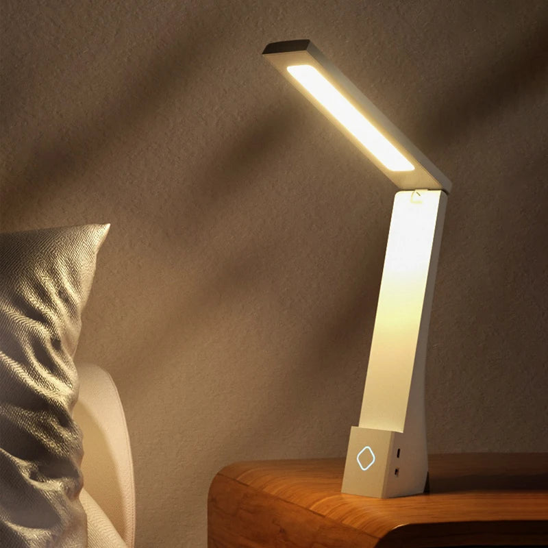 Touch switch on the base of the folding lamp