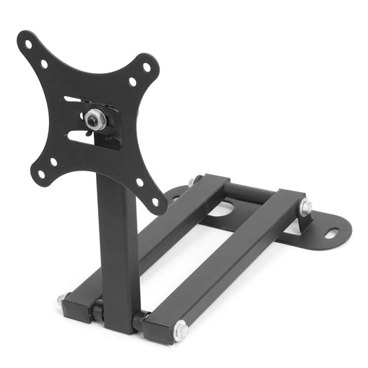 Black retractable TV wall mount bracket, view 7