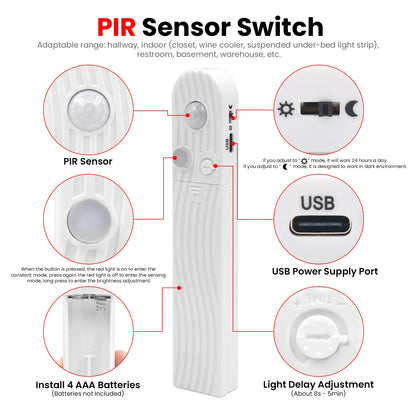 Sun and Moon sensor mode selection switch
