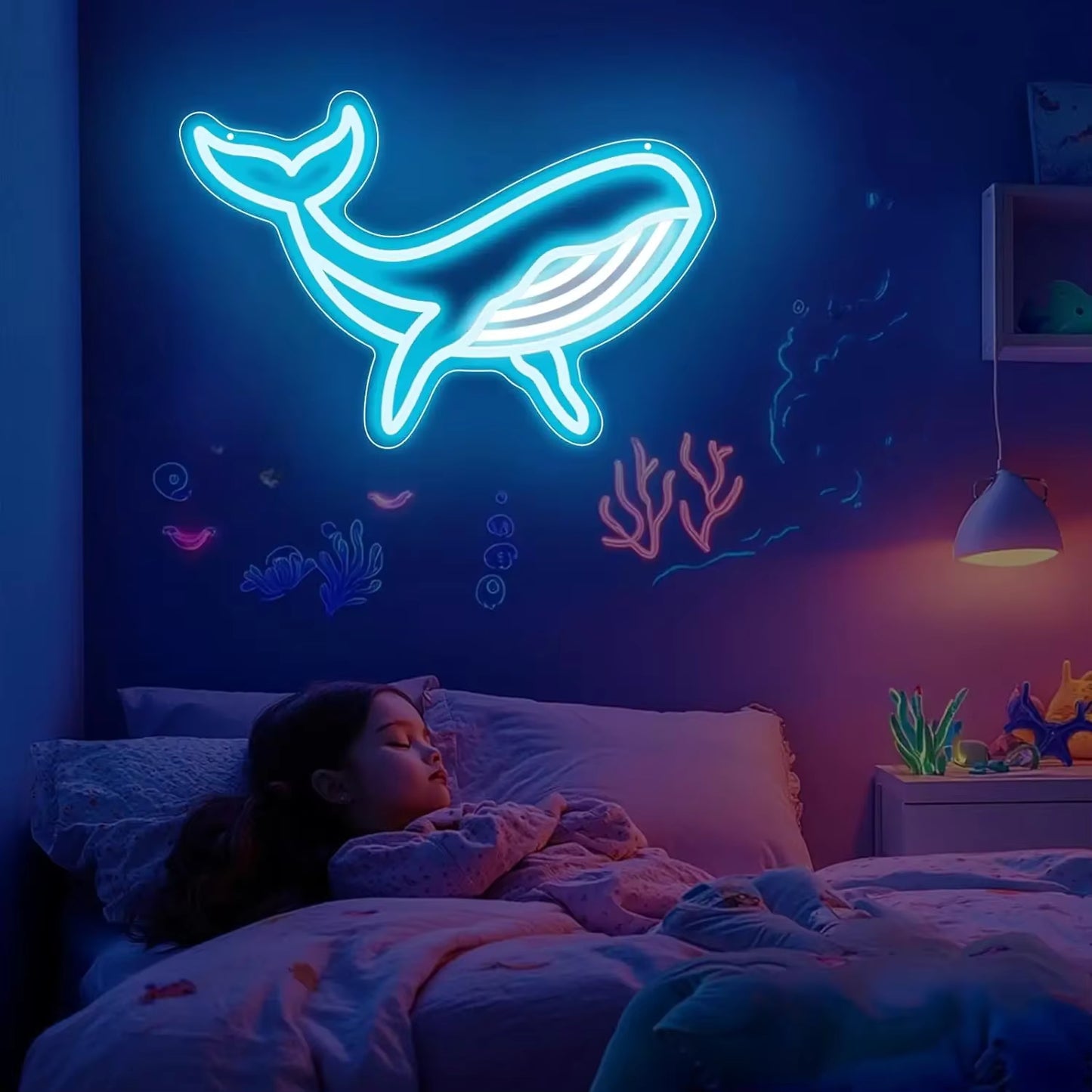 Acrylic ocean neon sign for beach decor
