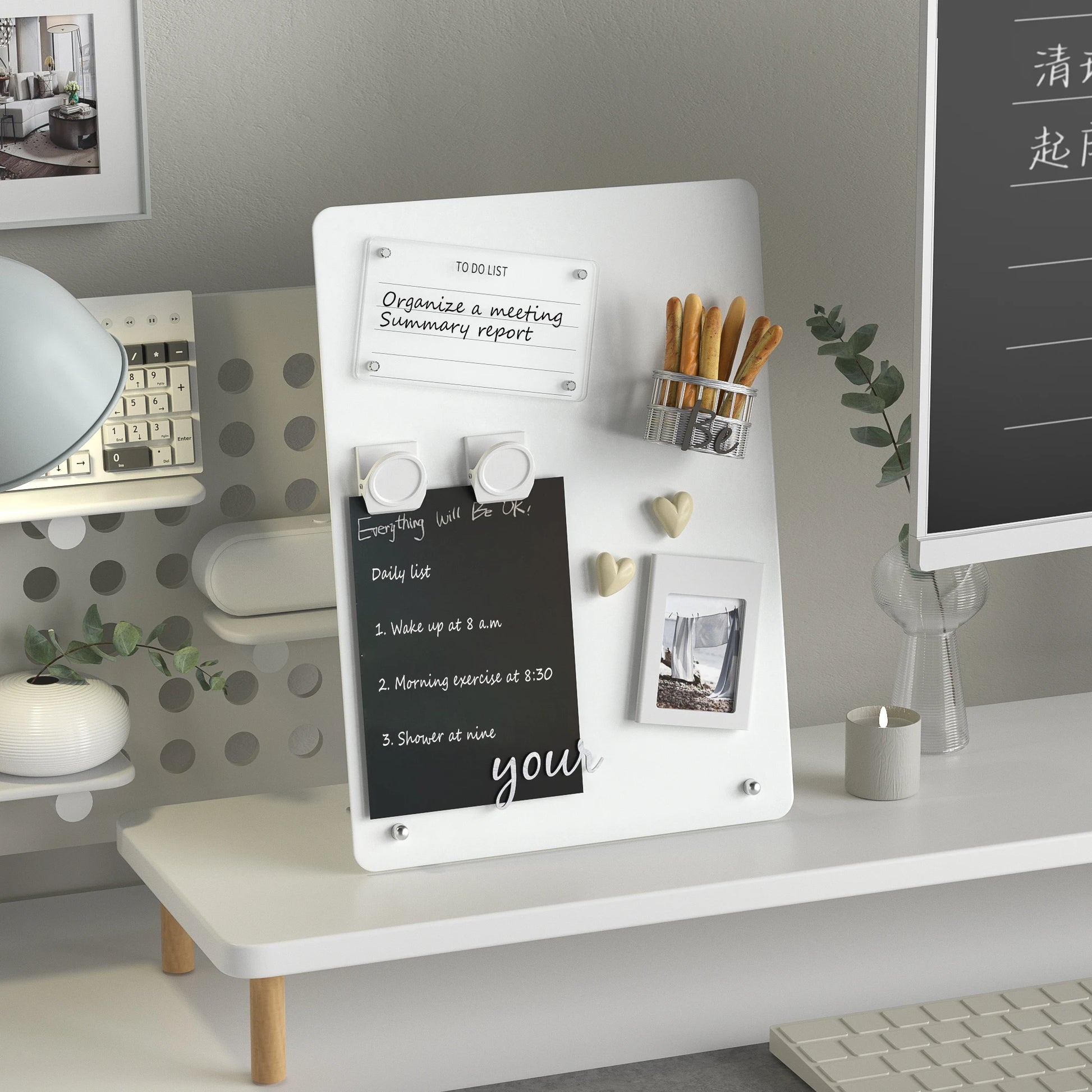 Aluminium alloy clamp stand gripping the metal board