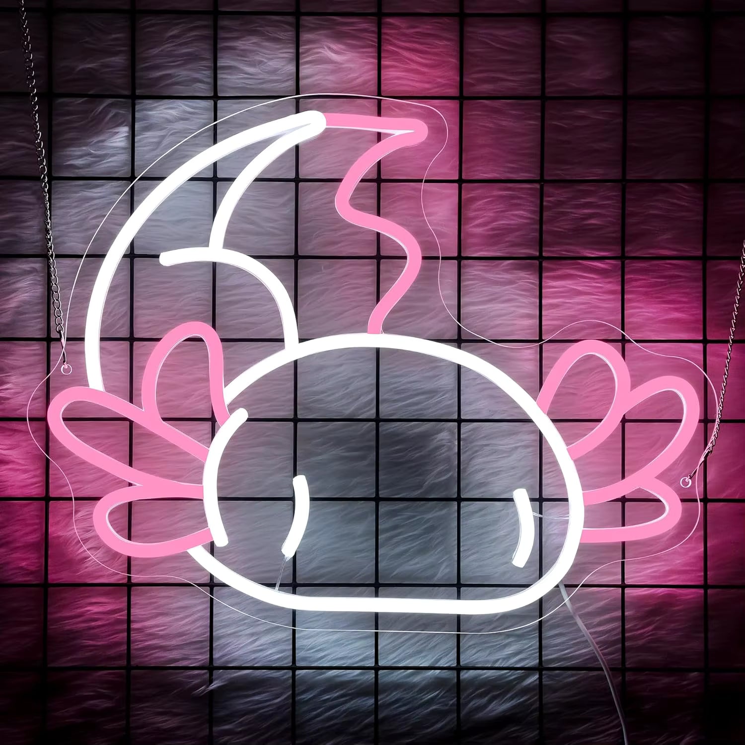 Axolotl neon sign USB dimmable LED wall decor