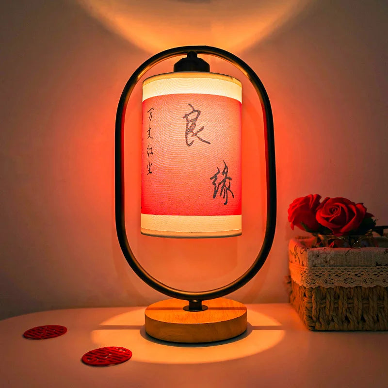 Retro night light Chinese style wedding decoration