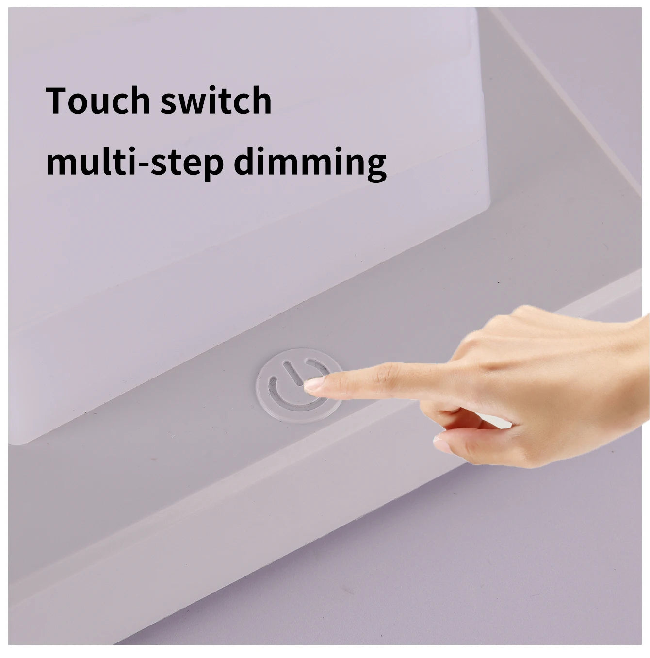 Touch control LED lamp color options