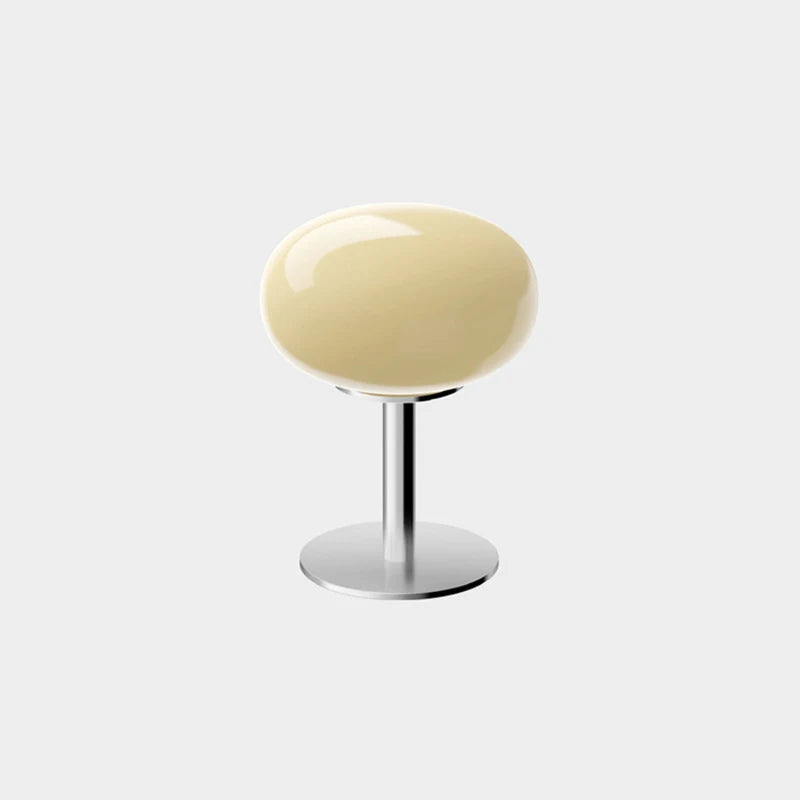 White glass macaron lamp bedroom styling
