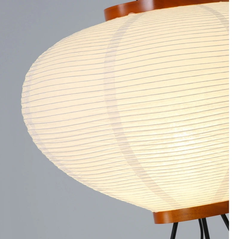 Japanese style lamp warm glow ambiance