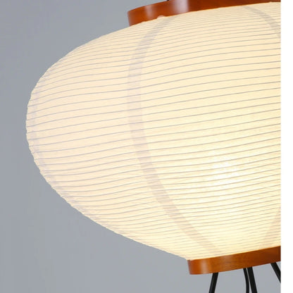 Japanese style lamp warm glow ambiance