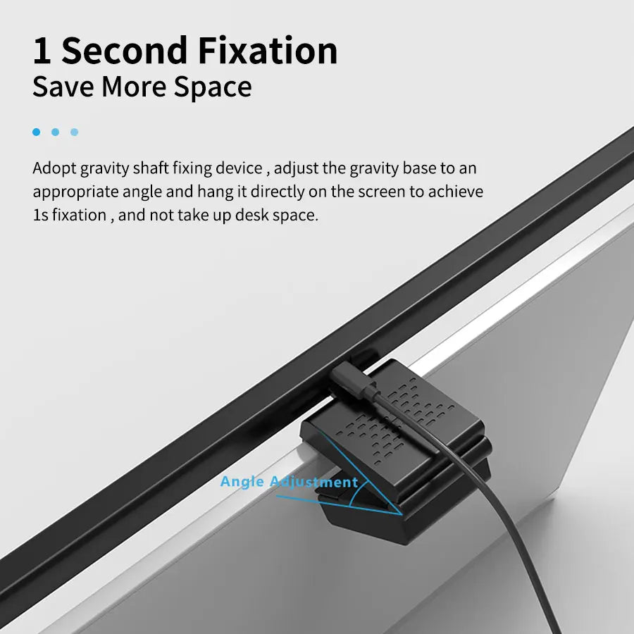 50cm monitor light bar for the top of a screen, view 6