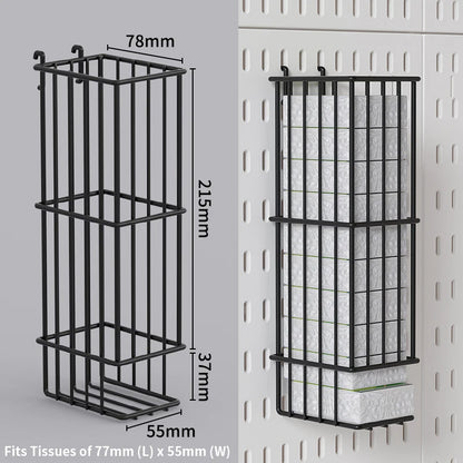 Black gaming pegboard wall organiser with holders, view 49