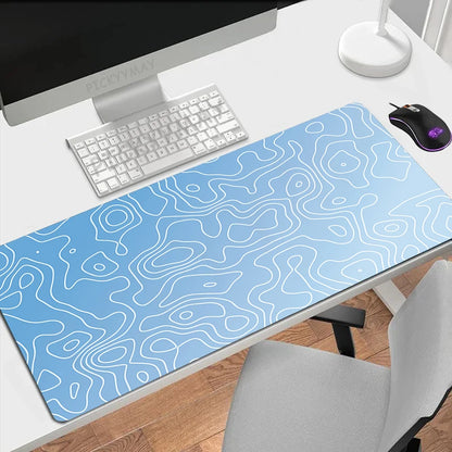 Desk mat with a two tone gradient print, view 13