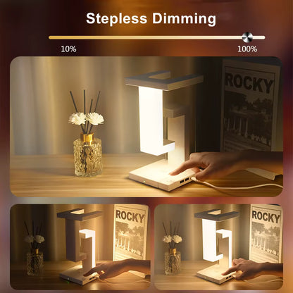 Dimmable touch control floating lamp bedroom decor