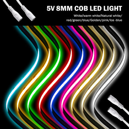 Adhesive backing LED strip easy installation