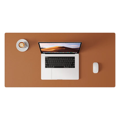 PU leather desk mat with stitched edges, view 13
