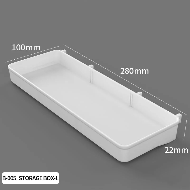 Wall pegboard with hooks, baskets and accessories, view 54
