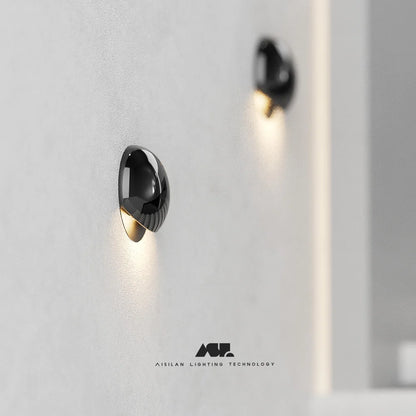 Wall light dimensions and mounting plate detail
