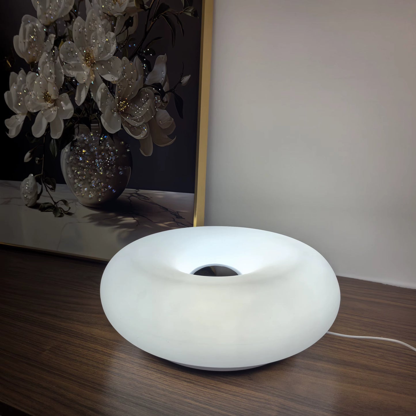 Donut table lamp remote control demo