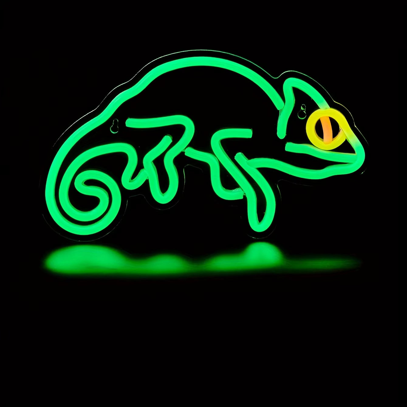 Chameleon neon sign birthday gift reptile lovers