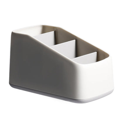Four slot organiser used in a living room