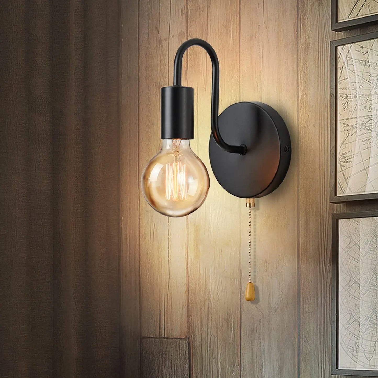 E27 wall sconce hallway installation