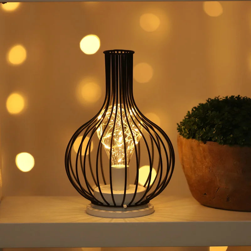 Cage light ambient bedroom atmosphere