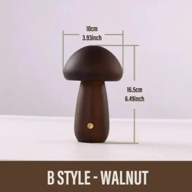 Mushroom table lamp colour and finish options