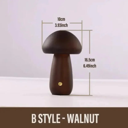 Mushroom table lamp colour and finish options